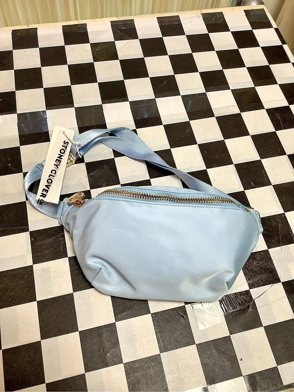 Stoney Clover Lane Classic Fanny Pack Crossbody in Blue